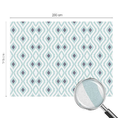 Okenska folija vitraž za zasebnost Moderna eleganca