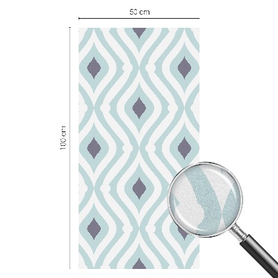 Okenska folija vitraž za zasebnost Moderna eleganca