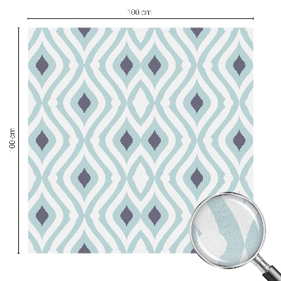 Okenska folija vitraž za zasebnost Moderna eleganca