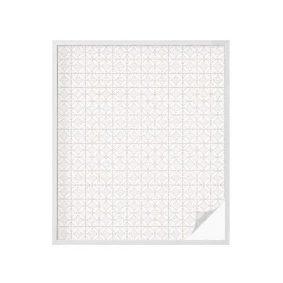 Mlečna folija za okna vitraž Geometrijski vzorci