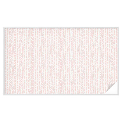 Okenska folija vitraž za zasebnost Pastelna ribja kost