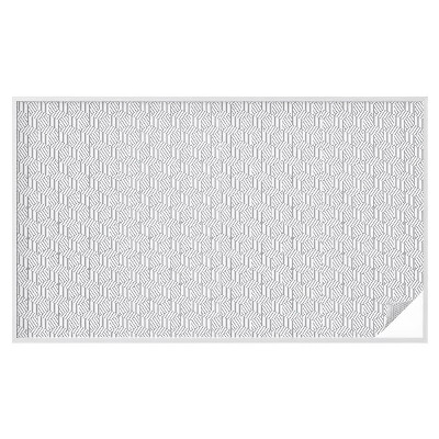 Mlečna folija za okna vitraž Šesterokotne trdne snovi