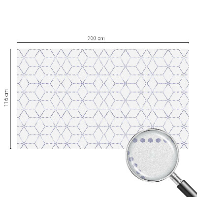 Dekorativna folija za steklo vitraž Vijolični rombi