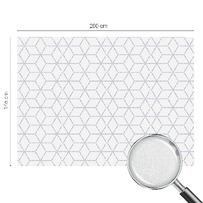 Dekorativna folija za steklo vitraž Vijolični rombi