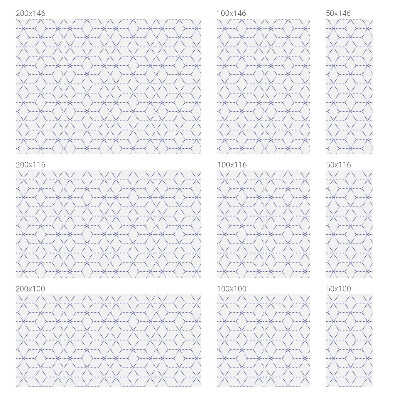 Dekorativna folija za steklo vitraž Vijolični rombi