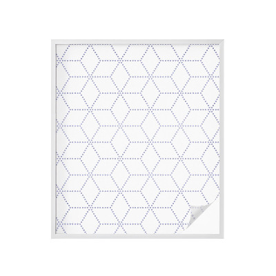 Dekorativna folija za steklo vitraž Vijolični rombi