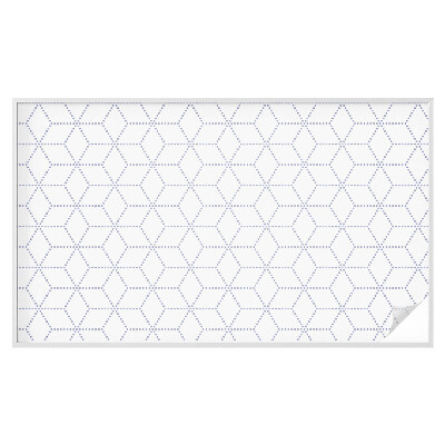 Dekorativna folija za steklo vitraž Vijolični rombi