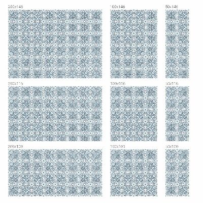Okenska folija vitraž za zasebnost Klasični mozaik
