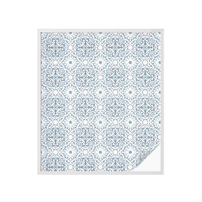 Okenska folija vitraž za zasebnost Klasični mozaik