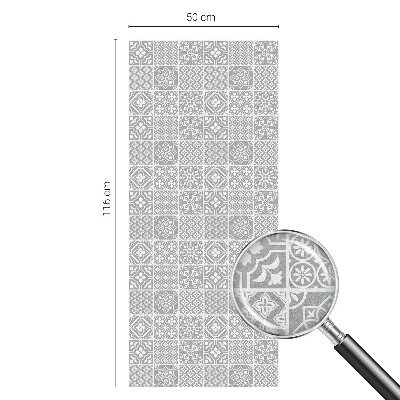 Mlečna folija za okna vitraž Geometrijska eleganca