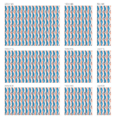 Folija za okna proti soncu Valovit ritem