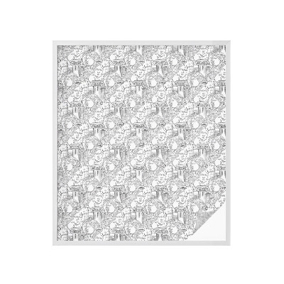 Mlečna folija za okna vitraž Klasični portreti