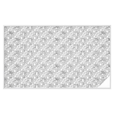 Mlečna folija za okna vitraž Klasični portreti