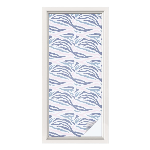 Okenska folija za zaščito pred pogledi Zebrin vzorec