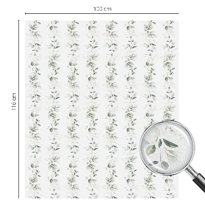 Dekorativna folija za steklo vitraž Rastlinski čar