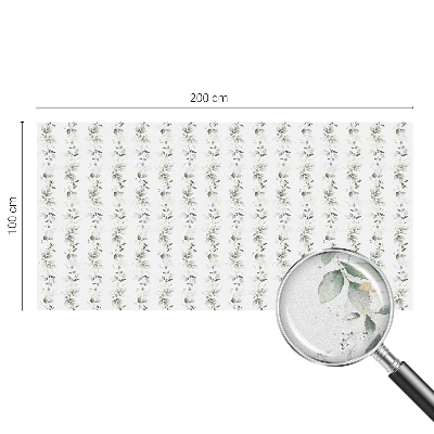 Dekorativna folija za steklo vitraž Rastlinski čar