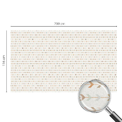 Okenska folija vitraž za zasebnost Vzorec puščice