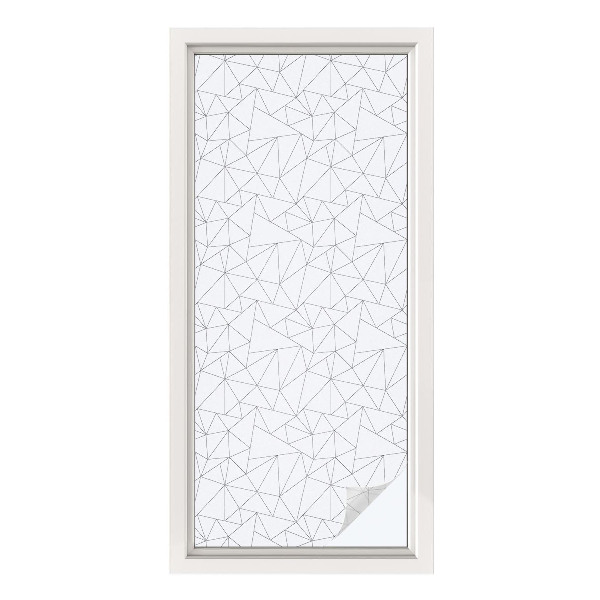 Folija za okna proti soncu Geometrijski vzorci