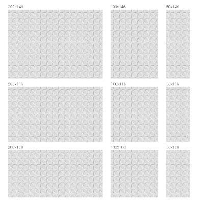 Mlečna folija za okna vitraž Valovite oblike