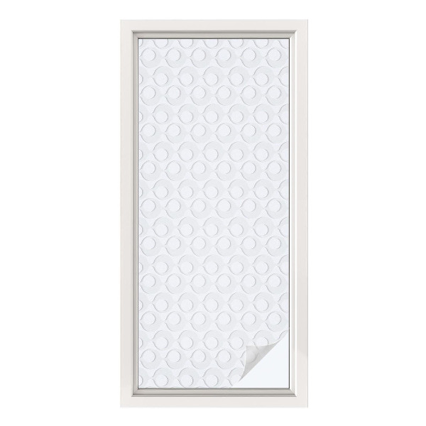 Okenska folija vitraž za zasebnost Geometrijske oblike