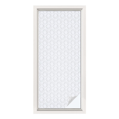 Okenska folija vitraž za zasebnost Geometrijske oblike