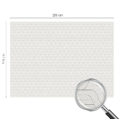 Mlečna folija za okna vitraž Valovite črte