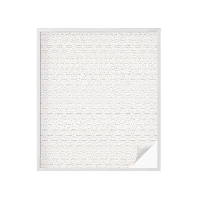 Mlečna folija za okna vitraž Valovite črte