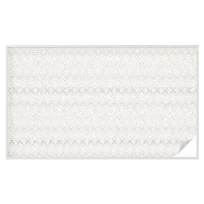 Mlečna folija za okna vitraž Valovite črte