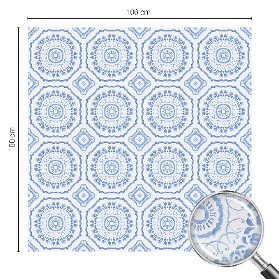 Dekorativna folija za steklo vitraž Cvetlični okraski