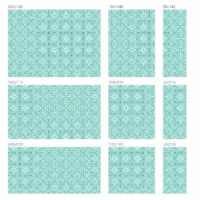 Mlečna folija za okna vitraž Klasični vzorec