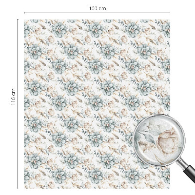 Dekorativna folija za steklo vitraž Cvetlična eleganca