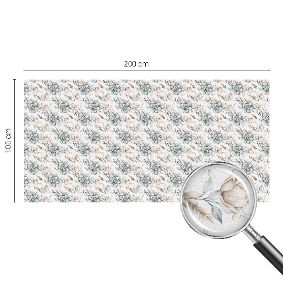 Dekorativna folija za steklo vitraž Cvetlična eleganca