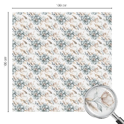 Dekorativna folija za steklo vitraž Cvetlična eleganca