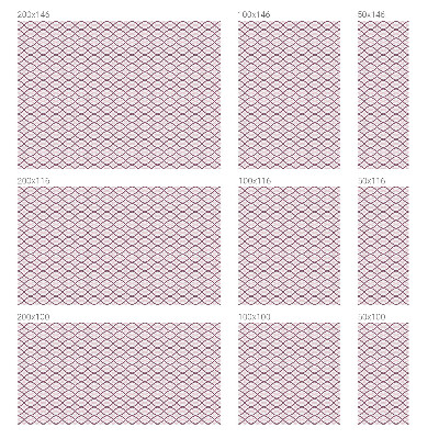 Okenska folija vitraž za zasebnost Ovalne oblike