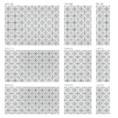 Folija za okna proti soncu Simetrični okraski
