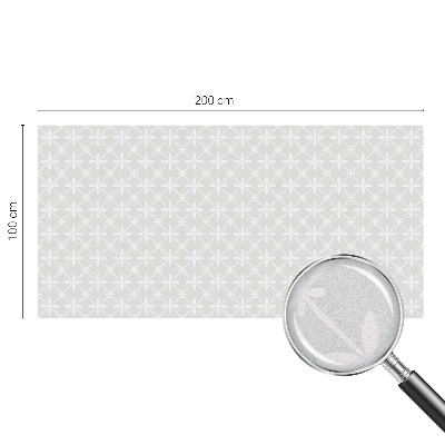 Dekorativna folija za steklo vitraž Cvetlična simetrija