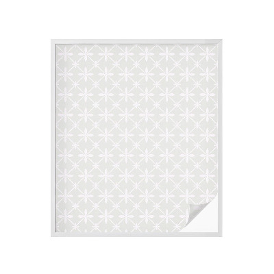 Dekorativna folija za steklo vitraž Cvetlična simetrija