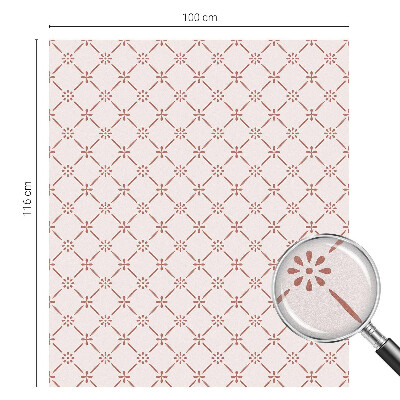 Folija za okna proti soncu Cvetlični vzorci