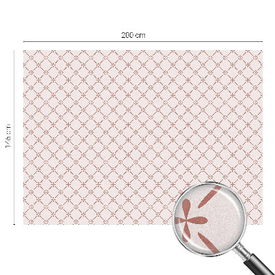 Folija za okna proti soncu Cvetlični vzorci