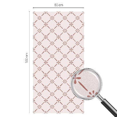 Folija za okna proti soncu Cvetlični vzorci