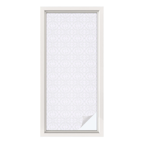 Mlečna folija za okna vitraž Simetrija rastlin