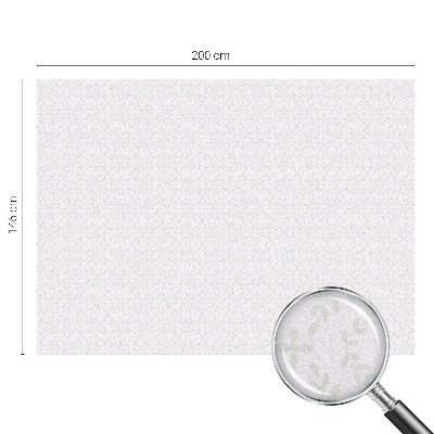 Mlečna folija za okna vitraž Simetrija rastlin