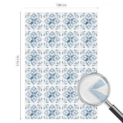 Mlečna folija za okna vitraž Klasična eleganca