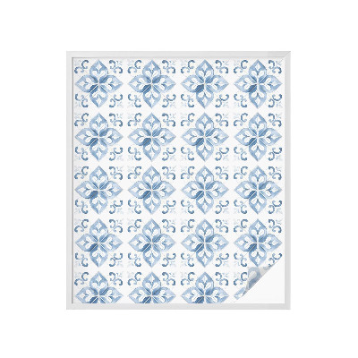 Mlečna folija za okna vitraž Klasična eleganca