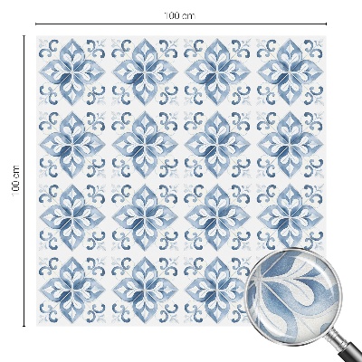 Mlečna folija za okna vitraž Klasična eleganca