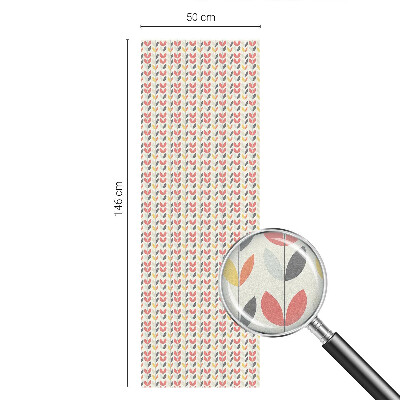 Folija za okna proti soncu Retro listi