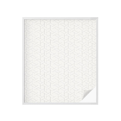 Okenska folija vitraž za zasebnost Geometrična pletenica