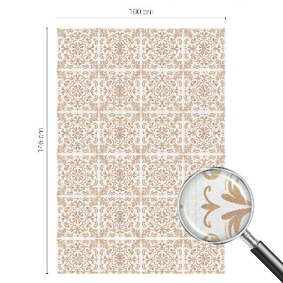 Mlečna folija za okna vitraž Klasični ornament