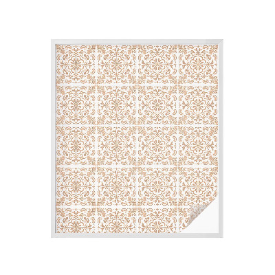 Mlečna folija za okna vitraž Klasični ornament