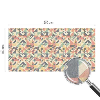 Dekorativna folija za steklo vitraž Energija geometrije